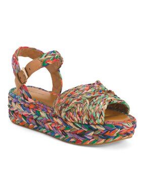 CLERGERIE PARIS Aida 2 Braided Flatform Sandals